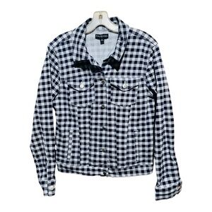 Kim Rodger’s Checkered Jean Cropped Jacket